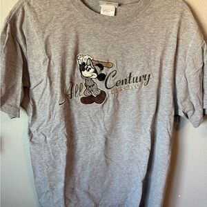 Disney Gray All-Century Baseball Tee
